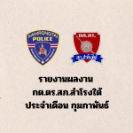 ผลงาน กต.ตร. เดือน กุมภาพันธ์ 2568