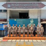 ผู้บังคับบัญชาเดินทางมาตรวจเยี่ยม สภ.สำโรงใต้